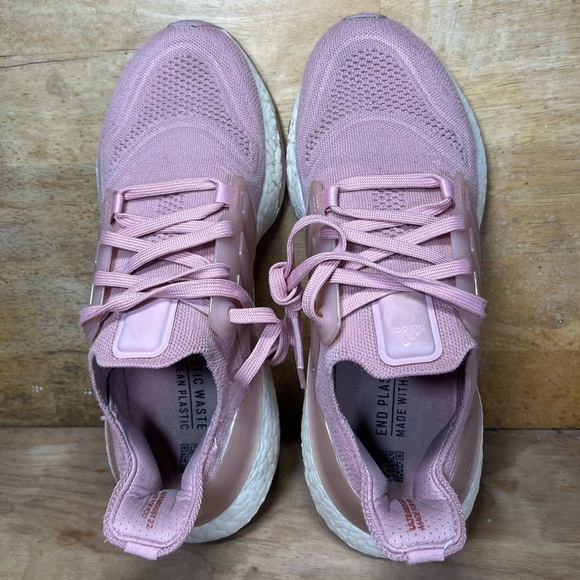 Adidas Ultraboost 22 Womens Size 6.5 Running Shoes Sneakers Mauve Pink GX5592 - Picture 6 of 11